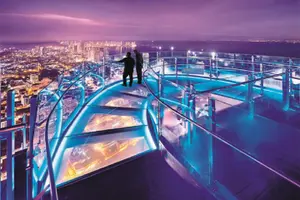 Tour image of Penang Rainbow Skywalk at The Top Komtar Observation Deck Tickets