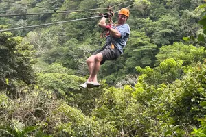 Tour image of Adventure in Volcano Combo Tour! - Zip Line, Waterfall, Hot Springs and More