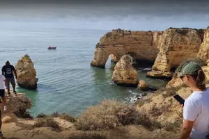 Tour image of From Faro: Benagil, Algar Seco, and Marine Adventure Tour