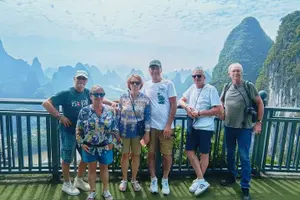 Tour image of Li River Cruise with bamboo Rafting & Xianggong Hill Private Tour
