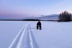 Tour image of Levi: Small group ice fishing experience