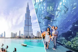 Tour image of Combo: Tickets to Burj Khalifa At The Top + Dubai Aquarium & Underwater Zoo