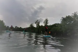 Tour image of 1.5 - 2 hour morning SUP boarding class for all ages and levels