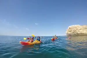 Tour image of Albufeira Kayak Cave Tour – Hidden Beaches & Cliffs