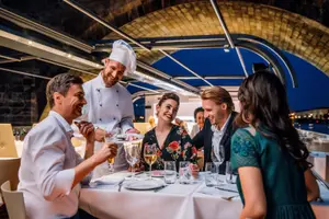 Tour image of Prague Dinner Cruise on an Open-Top Glass Boat with Live Music