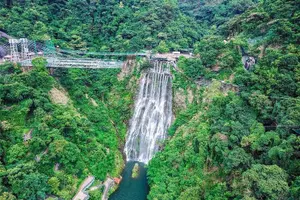 Tour image of Guangzhou Tour to Gulong Gorge Glass Skywalk Bridge and waterfall