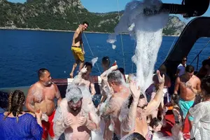 Tour image of Antalya Lara Pirate Boat Trip w/Soft Drinks, Lunch & Pickup