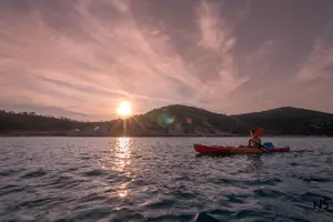 Tour image of SUNSET TRIP IN KAYAK & PADDLE (Pampelonne beach - Cap Camarat)