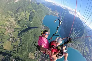 Tour image of Paragliding flight over the lake of Annecy, Haute-Savoie