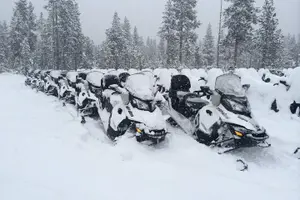 Tour image of Yellowstone Old Faithful Full-Day Snowmobile Tour from Jackson Hole