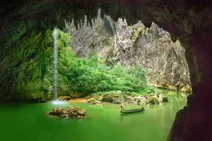 Tour image of Skywalk Glass Bridge Waterfall Mountain Ancient Cave Private Tour