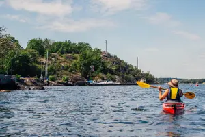 Tour image of Stockholm: Kayaking tour around Vaxholm Archipelago with Fika