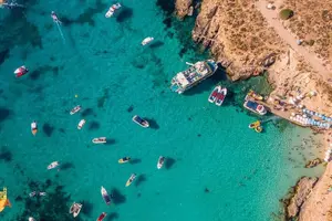 Tour image of Full Day Private charter to Crystal & Blue Lagoon, Caves & Gozo