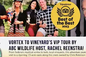 Tour image of Vortex to Vineyards by ABC wildlife host Rachel Reenstra