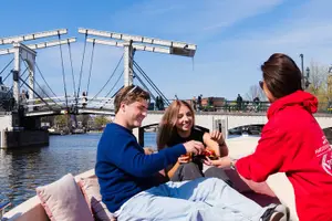 Tour image of Dutch Cheese & Drinks Guided Amsterdam Boat Tour, All Inclusive