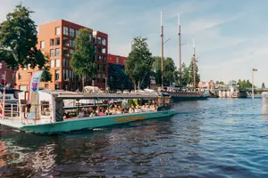 Tour image of Groningen: Terrace Boat Experience with a Cozy Bar: 1 hour