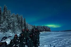 Tour image of Snowmobile and Northern Lights Excursion in Kiruna with Dinner