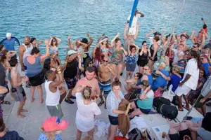 Tour image of Shared Dunn's River Falls Snorkel Cruise with Music, Open Bar from Runaway Bay