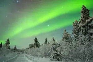 Tour image of Northern Lights Chase via Minivan from Levi