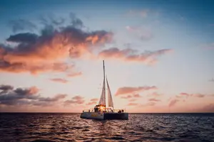Tour image of Aruba Sunset Cruise plus Seaside Dinner