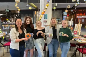 Tour image of Mosaic Art Classes Orange County: Turkish Lamp Workshop