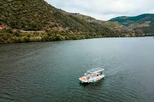Tour image of Pinhão Private Electric Boat Tour 2h Wine Tasting Included