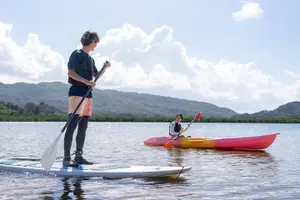 Tour image of Okinawa Iriomote SUP or Canoe and Sightseeing in Yubujima Island