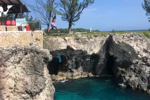 Tour image of Blue Hole Mineral Springs, Rick's Café, and Shopping Combo Tour