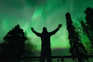 Tour image of Rovaniemi: Northern Lights Pro Guaranteed - Unlimited (PRIVATE)