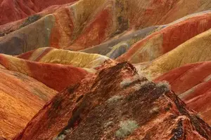 Tour image of Private Hiking Tour: Binggou Danxia and Zhangye Danxia Geopark from Zhangye