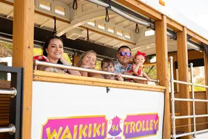 Tour image of Waikiki Trolley Blue Line Coastline & Local Grindz Hop-on Hop-off