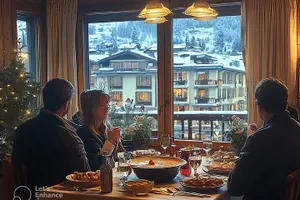 Tour image of Fondue in challet with Local Stories & Sphere in the centrum