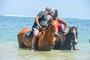Tour image of Bamboo Rafting and horseback