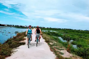 Tour image of Hoi An Countryside Biking Tour(Vegetable village -basket boat - fishing village)