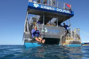 Tour image of Swim with Dolphins Catamaran with Waterslide & Lunch on Oahu