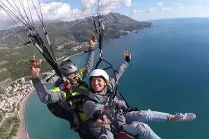 Tour image of Tandem Paragliding Flight near Budva, Montenegro
