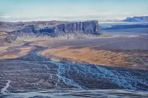 Tour image of Airplane tour over black sands and riverbeds from Skaftafell