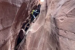 Tour image of Half Day Canyoneering Tour in Egypt Slot Canyon
