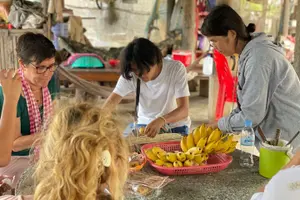Tour image of Full day tour by bicycle & tuk tuk,bamboo train,bat cave,villages