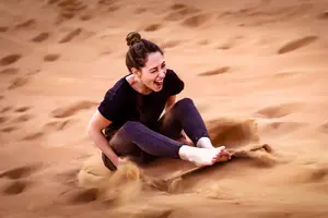 Tour image of Abu Dhabi: Morning Desert Safari with Camels and Sandboarding