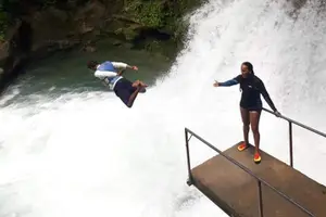 Tour image of Blue Hole / Secret Falls Private Tour including Entry Fee