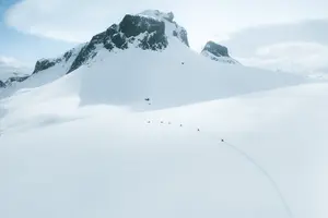 Tour image of Snowmobiling on Langjökull Glacier from Geysir Area