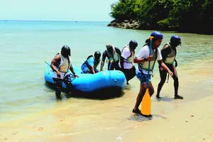 Tour image of Falmouth Waterfalls River Tubing and Beach Adventure