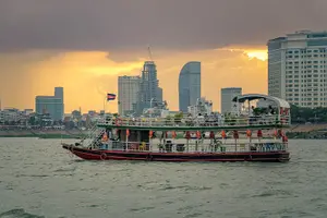 Tour image of Phnom Penh Bike & Boat Sunset Tour