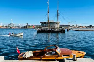 Tour image of Private Copenhagen Boat cruise in Scandinavian mahogany boat