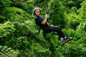 Tour image of AMA Extreme 7 Zipline Cables in Arenal above La Fortuna Waterfall