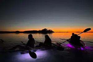 Tour image of Shell Key Clear Kayak Sunset & Glow Tours