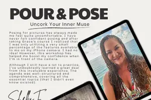 Tour image of Pour & Pose: Travel Portraits with a Twist of Wine