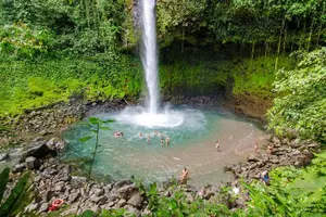 Tour image of La Fortuna Waterfall, Arenal Volcano Hike & Hot Springs Tour