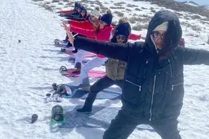 Tour image of Snowga - Snowshoe and Yoga in Park City's Winter Wonderland